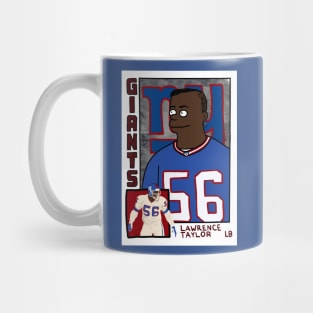 LAWRENCE TAYLOR Simpsons-Inspired Illustration by @cousscards Mug